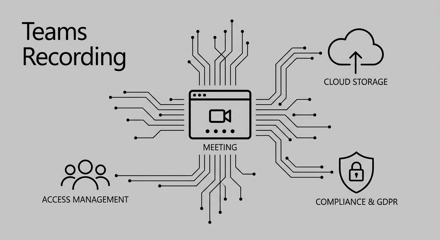 Teams koosoleku salvestuse elutsükkel
