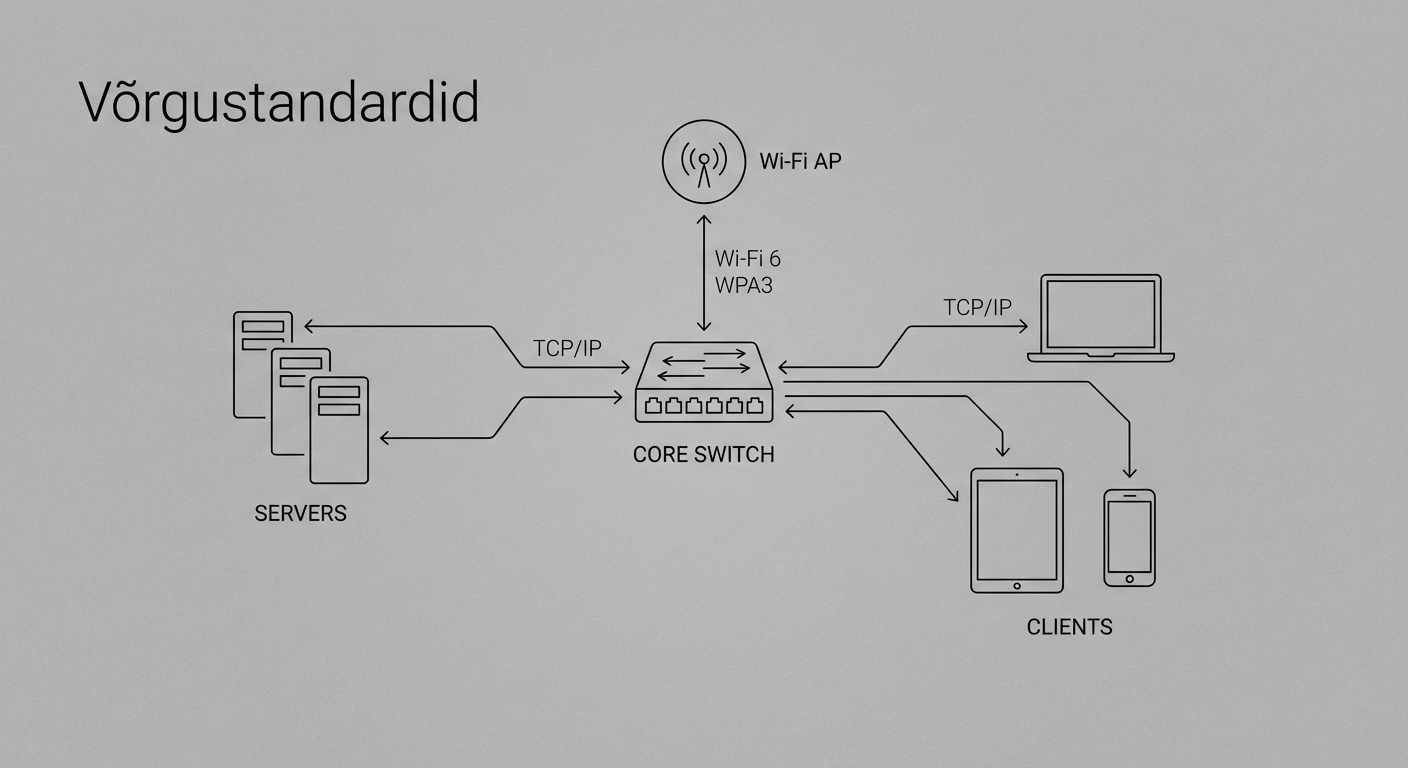 Ettevõtte võrgustandardite skeem